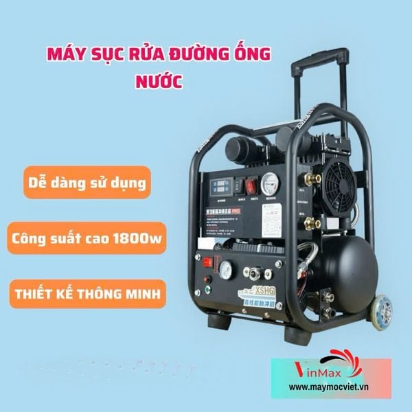 Máy sục rửa đường ống nước thông minh Turbo TB1580
