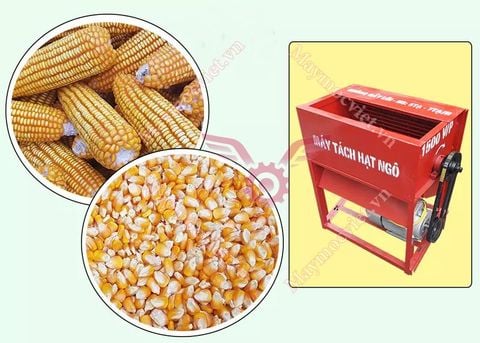 Máy tách hạt ngô motor 3kw VM TH3000