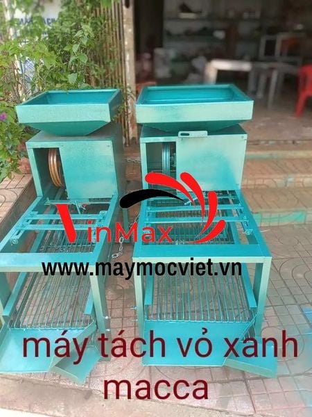 Máy bóc vỏ xanh quả macca Vinmax VMMC3000