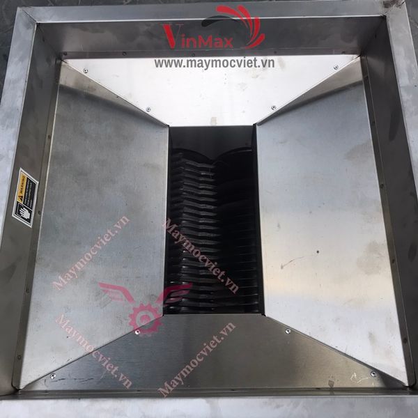 Máy thái cá tươi, táo mèo  24 lưỡi khung inox Vinmax VMT24