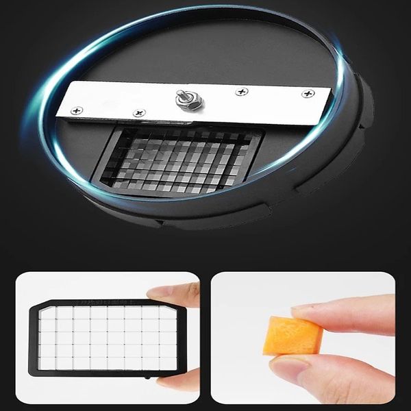 Máy thái củ quả đa năng thái hạt lựu, thái lát, thái sợi Turbo TBT200