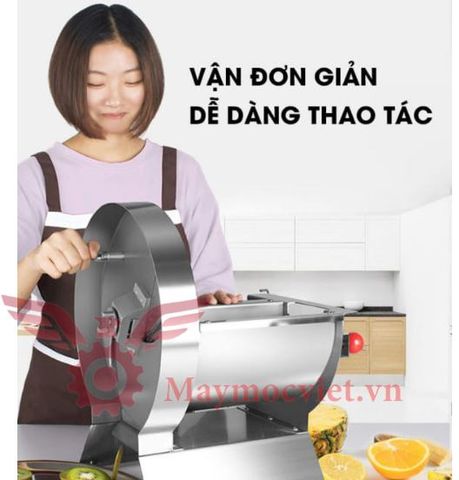 Máy thái lát  trái cây, củ quả quay tay inox cao cấp VM TL300