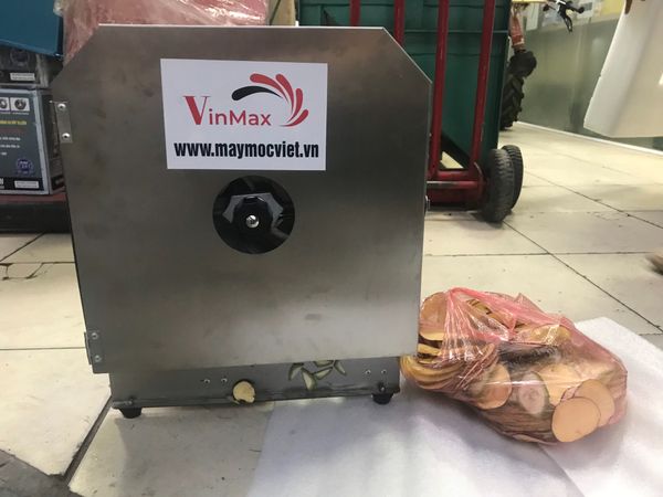 Máy thái quả sung chạy điện năng suất cao Vinmax VMS220