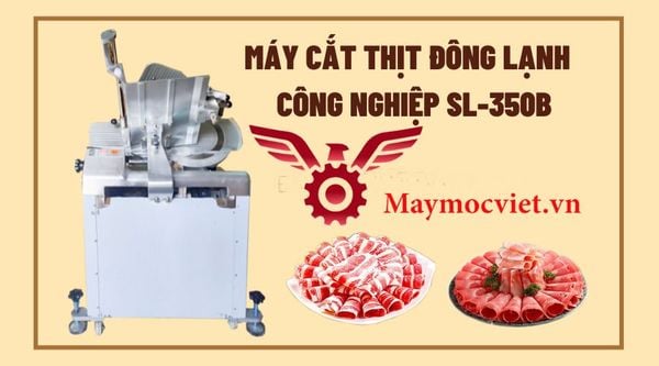 Máy thái thịt đông lạnh tự động Vinmax SL350B