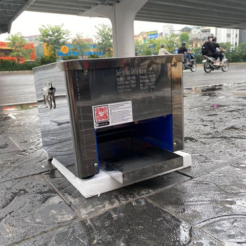 Máy thái thịt sống VMTT850 2 cửa dao ( 2.5mm và 3.5mm)