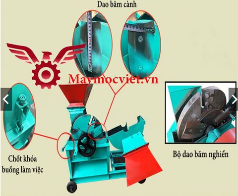 Máy băm cây thuốc công nghiệp Vinmax VMTT03
