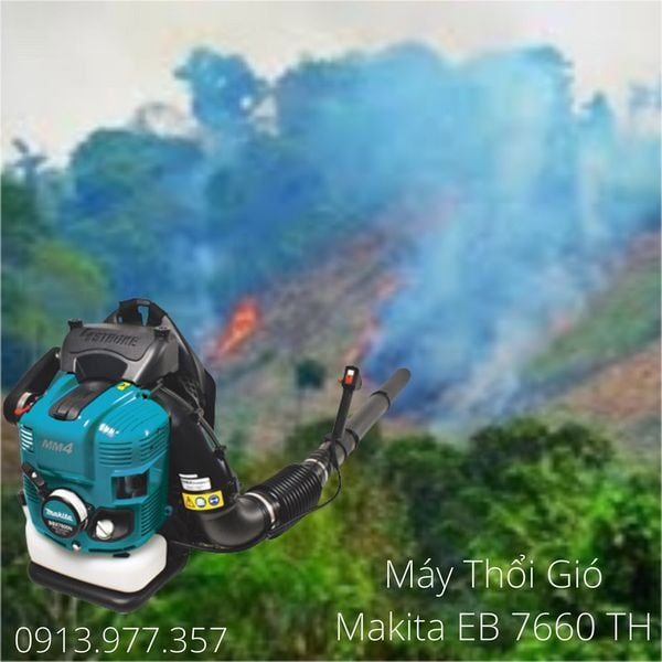 Máy thổi lá chạy xăng Makita EB7660TH