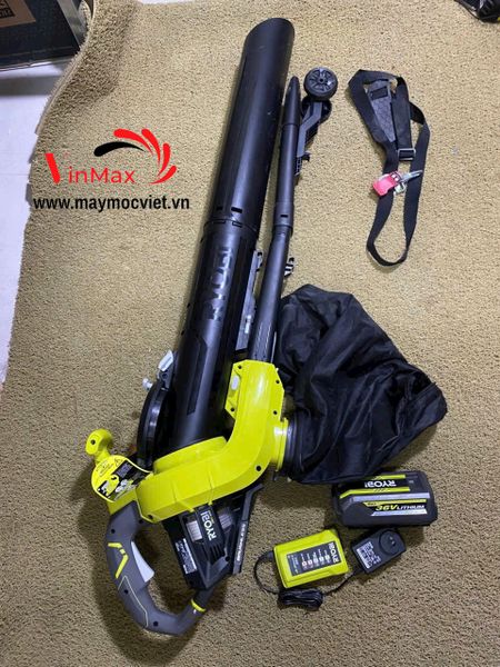 Máy hút thổi lá cây dùng pin RYOBI RBV3600