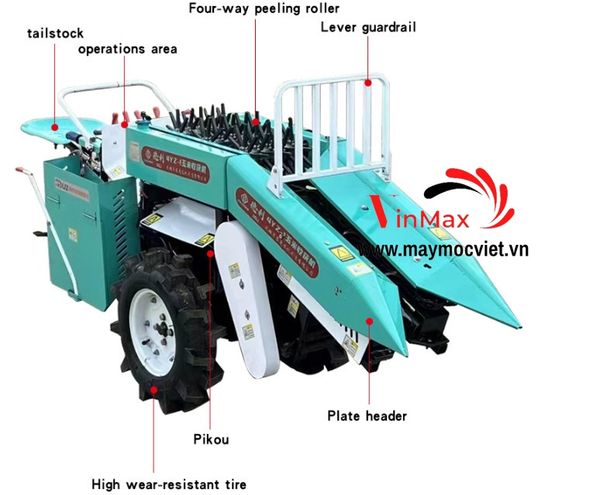 Máy thu hoạch ngô ngồi lái Vinmax VMTH16