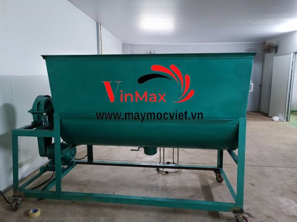 Máy trộn giá thể, nguyên liệu nằm ngang Vinmax TGT350
