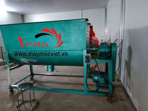 Máy trộn giá thể, nguyên liệu nằm ngang Vinmax TGT350