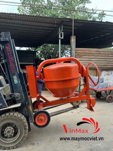 Máy trộn bê tông 350L động cơ 3KW/220V Turbo TBT350