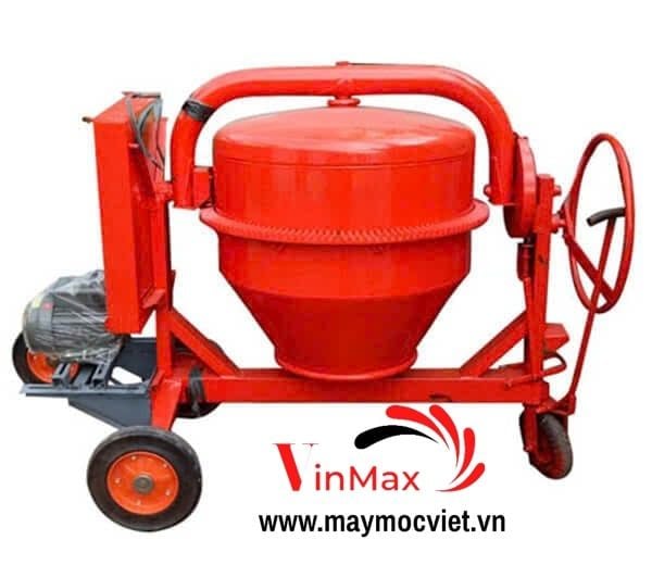 Máy trộn bê tông 350L động cơ 3KW/220V Turbo TBT350