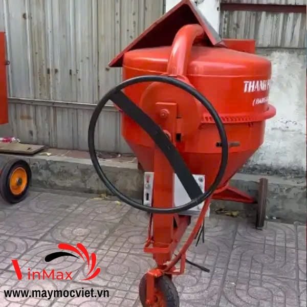 Máy trộn bê tông 350L động cơ 3KW/220V Turbo TBT350