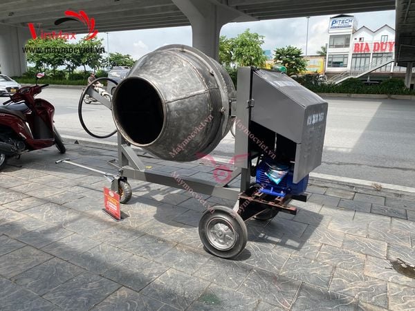 Máy trộn bê tông, máy trộn nguyên liệu inox 304 Vinmax VIN350
