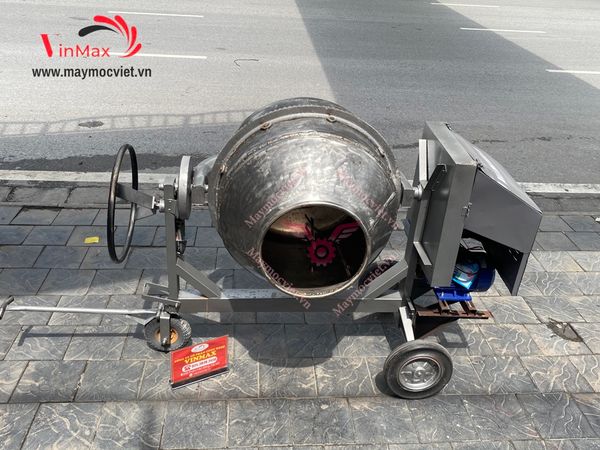 Máy trộn bê tông, máy trộn nguyên liệu inox 304 Vinmax VIN350
