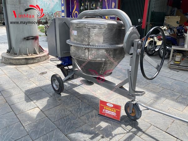 Máy trộn bê tông, máy trộn nguyên liệu inox 304 Vinmax VIN350