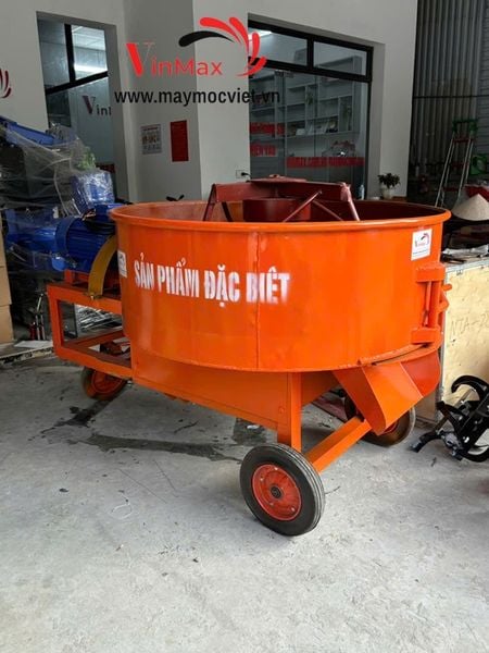 Máy trộn cưỡng bức TURBO 500L đường kính 1.3m 7.5KW 380V