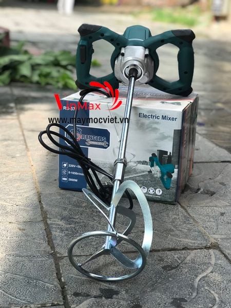 Máy trộn sơn, máy khuấy sơn, xi măng chạy điện cầm tay TURBO RS571