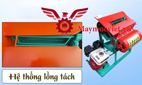 Máy tuốt đậu phộng mini đầu nổ VINMAX TL65