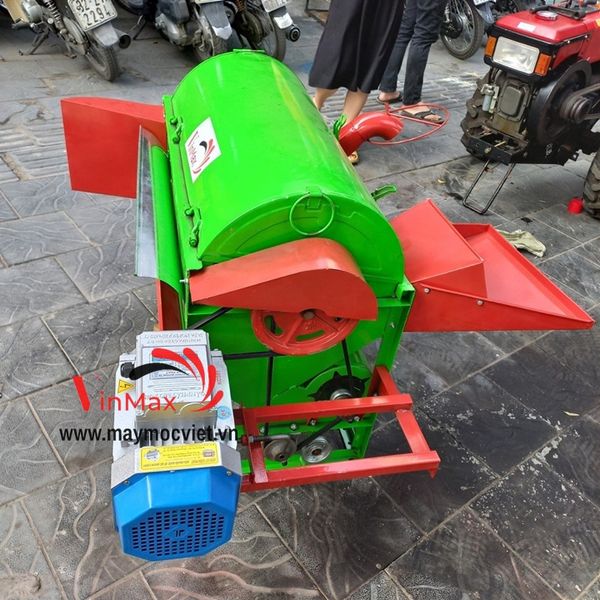 Máy tuốt lúa mini dùng điện 3kw VMTL3000