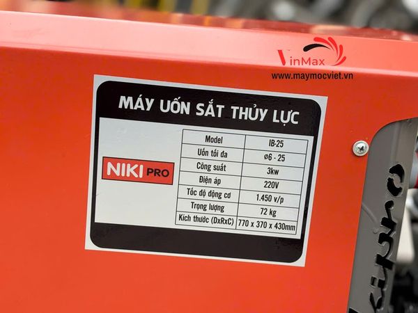 Máy uốn sắt Nikipro F25