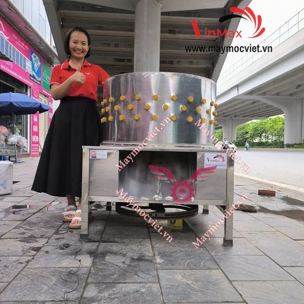Máy vặt lông gà vịt phi 80cm Vinmax VMV80