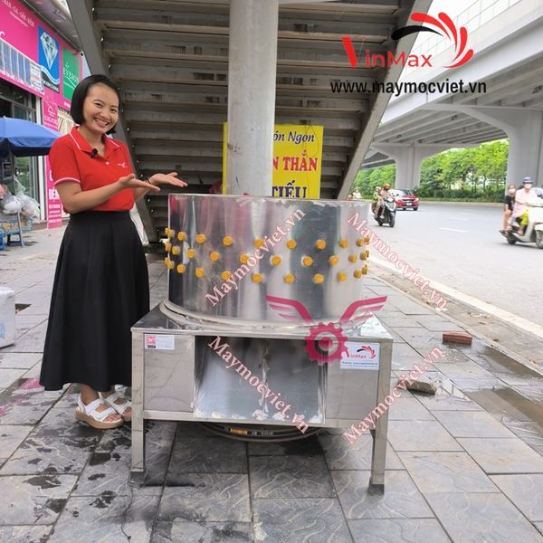 Máy vặt lông gà vịt phi 80cm Vinmax VMV80