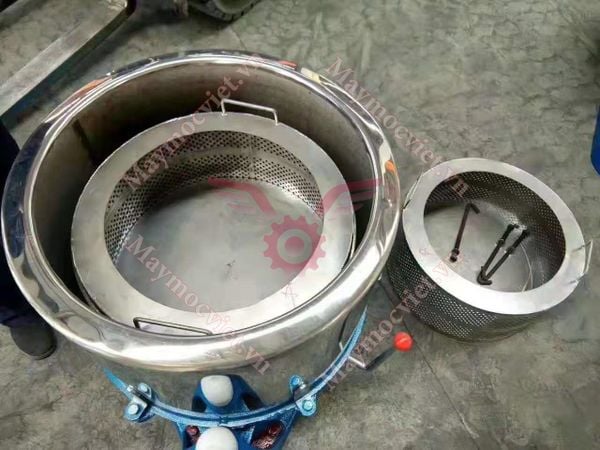 Máy vắt ly tâm 25kg/mẻ SS752-500