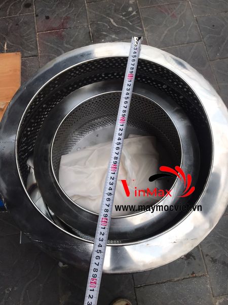 Máy vắt ly tâm vắt đậu nành, sắn, nghệ chất liệu inox VMXV1100