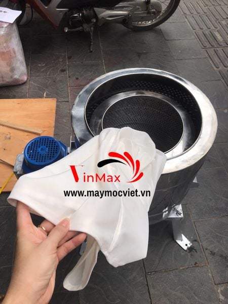 Máy vắt ly tâm vắt đậu nành, sắn, nghệ chất liệu inox VMXV1100