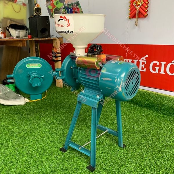 Máy vỡ ngô, máy đập ngô, máy nghiền vỡ hạt Vinmax VMN20