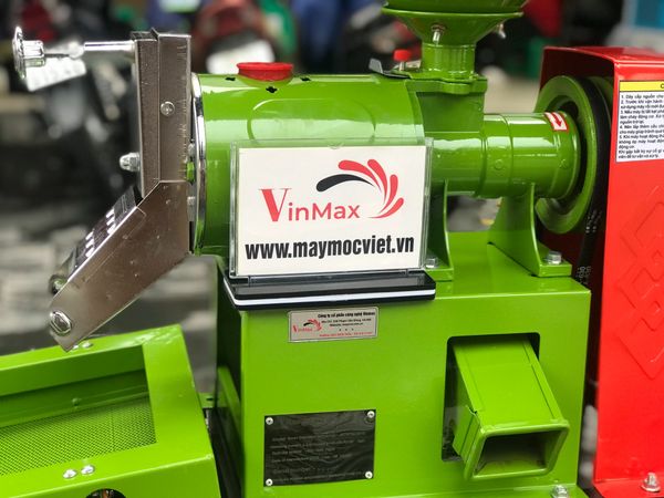 Máy xát gạo mini sàng rung lọc sạn 3 cấp SR3C