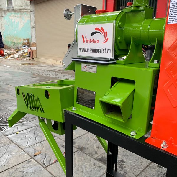 Máy xát gạo mini sàng rung lọc sạn 3 cấp SR3C