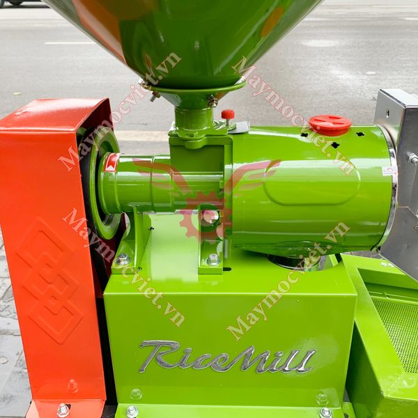 Máy xát gạo mini sàng rung lọc sạn 3 cấp SR3C