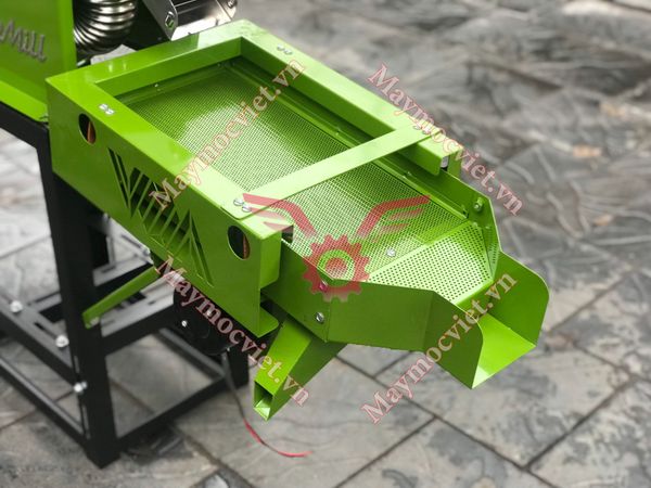 Máy xát gạo mini sàng rung lọc sạn 3 cấp SR3C
