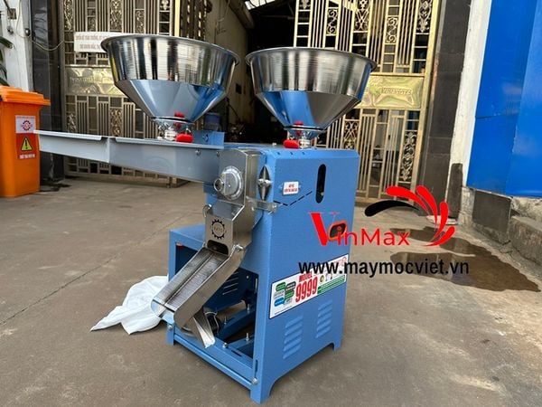 Máy xát gạo mini đa năng Kawasaki KW9999A ( phễu inox)