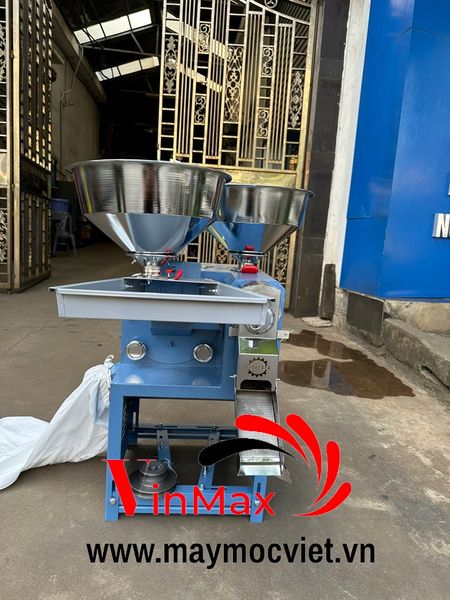 Máy xát gạo mini đa năng Kawasaki KW9999A ( phễu inox)
