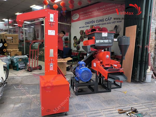 Vít tải thóc gạo ống thẳng Turbo TBV750