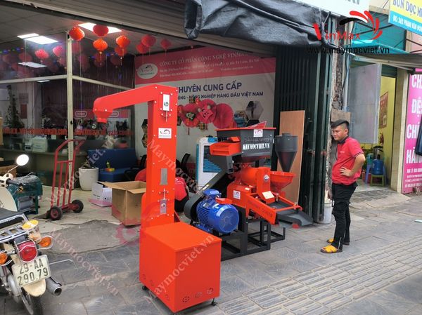 Máy xay xát gạo 3 pha có gầu tải Turbo TBX11000