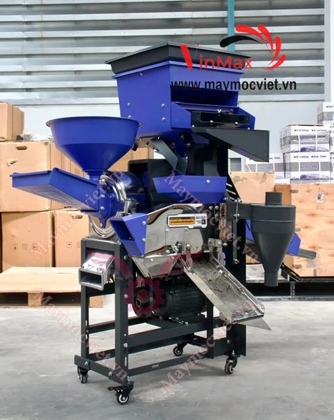Máy xát gạo nghiền cám bầu gió Vinmax VMG4289