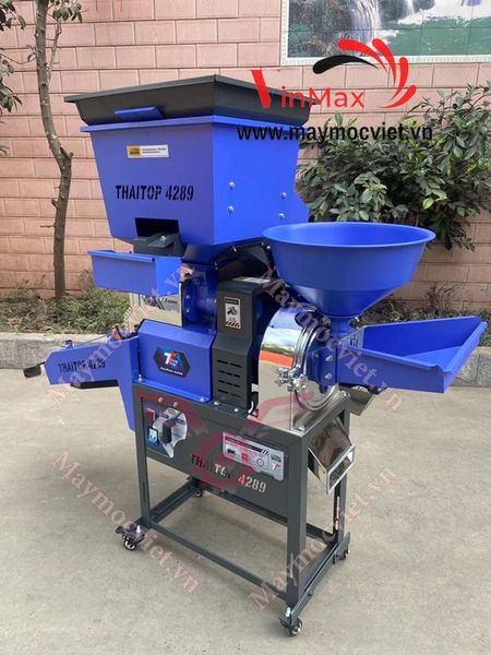 Máy xát gạo nghiền cám bầu gió Vinmax VMG4289