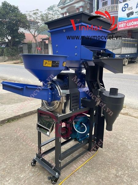 Máy xát gạo nghiền cám bầu gió Vinmax VMG4289