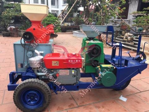 Máy xát gạo liên hoàn lưu động Vinmax XGLD1000