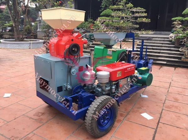 Máy xát gạo liên hoàn lưu động Vinmax XGLD1000