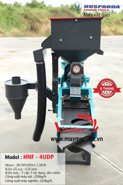 Máy xát gạo, nghiền bột Huspanda HNF4UDP