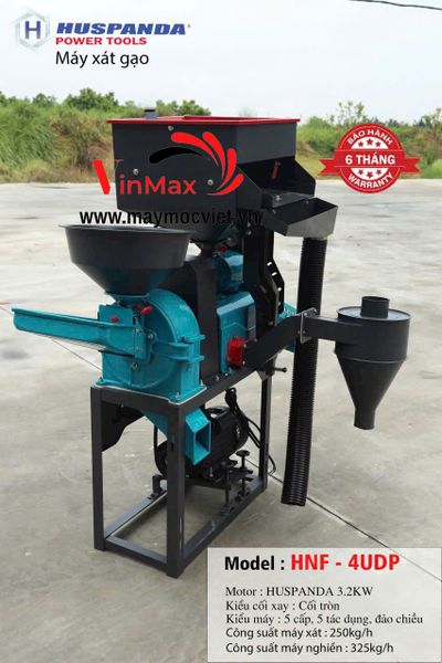 Máy xát gạo, nghiền bột Huspanda HNF4UDP