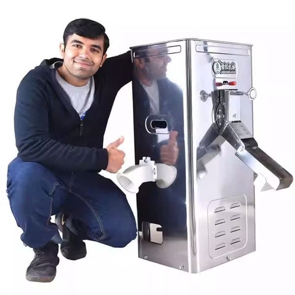 Máy Xay Xát Gạo Mini Inox Turbo TBG200