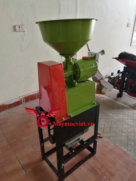 Máy xát gạo mini và nghiền ngô vỡ mảnh VINMAX 6N40