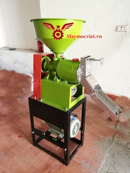 Máy xát gạo mini và nghiền ngô vỡ mảnh VINMAX 6N40